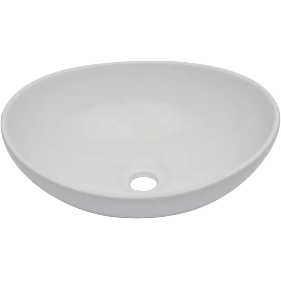 vidaXL 2-delige Badkamermeubelset keramiek wit, foto 3