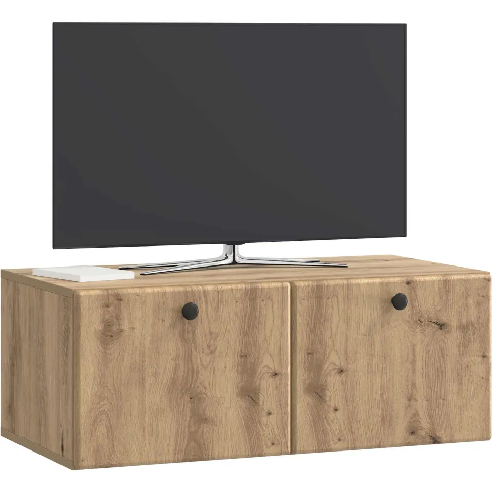 vidaXL Wandbeugel TV-kast 78,5 x 41 x 30 cm Artisanaal eiken, foto 3