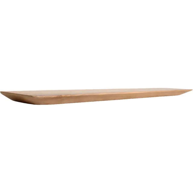 Raw Materials Craftsman wandplank - Zwevend - 90 cm - Teakhout Bruin