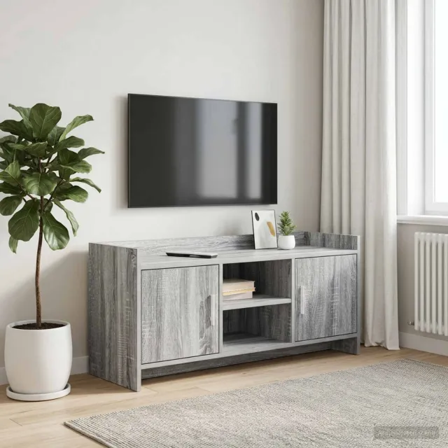 vidaXL TV-kast 102 x 33 x 47 cm Grijs Sonoma Bewerkt hout