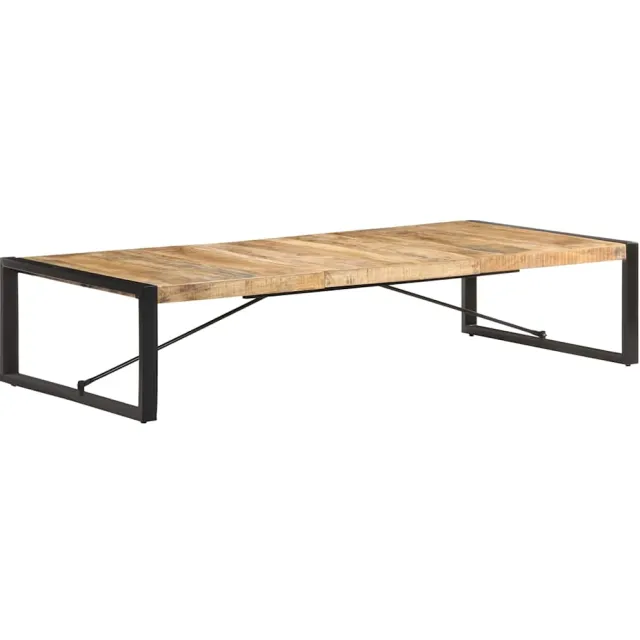 vidaXL Salontafel 180x90x40 cm ruw mangohout Bruin