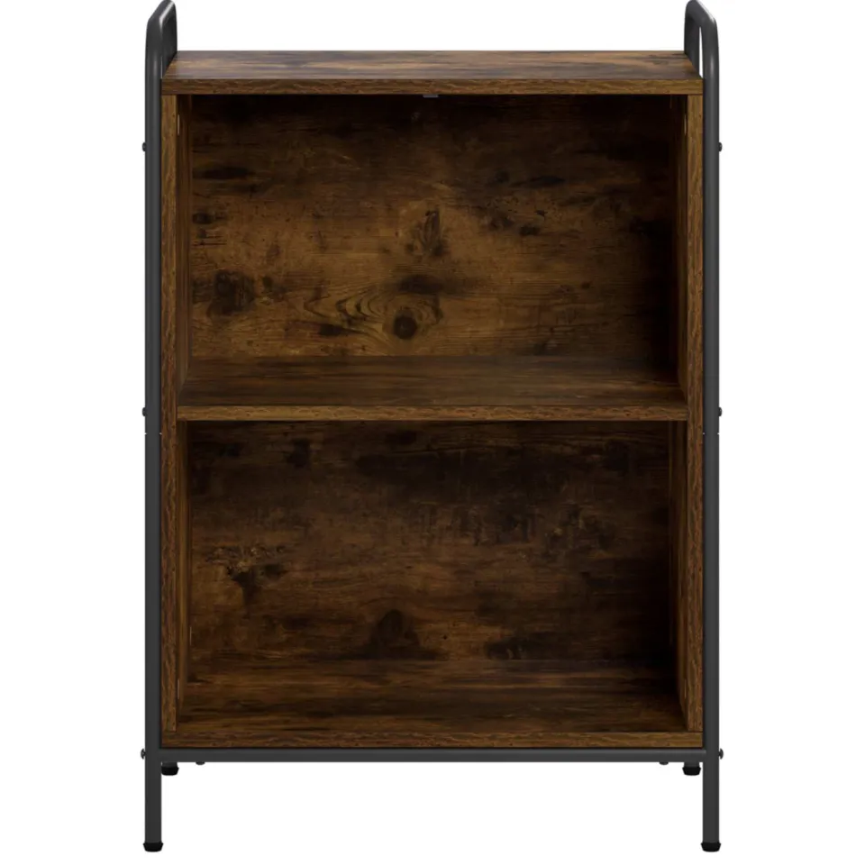 vidaXL Boekenkast 55,5 x 33 x 174 cm Bewerkt hout Gerookt eiken, foto 3