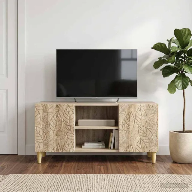 vidaXL TV-kast 102 x 34,5 x 50 cm Sonoma Eiken Bewerkt hout Bruin