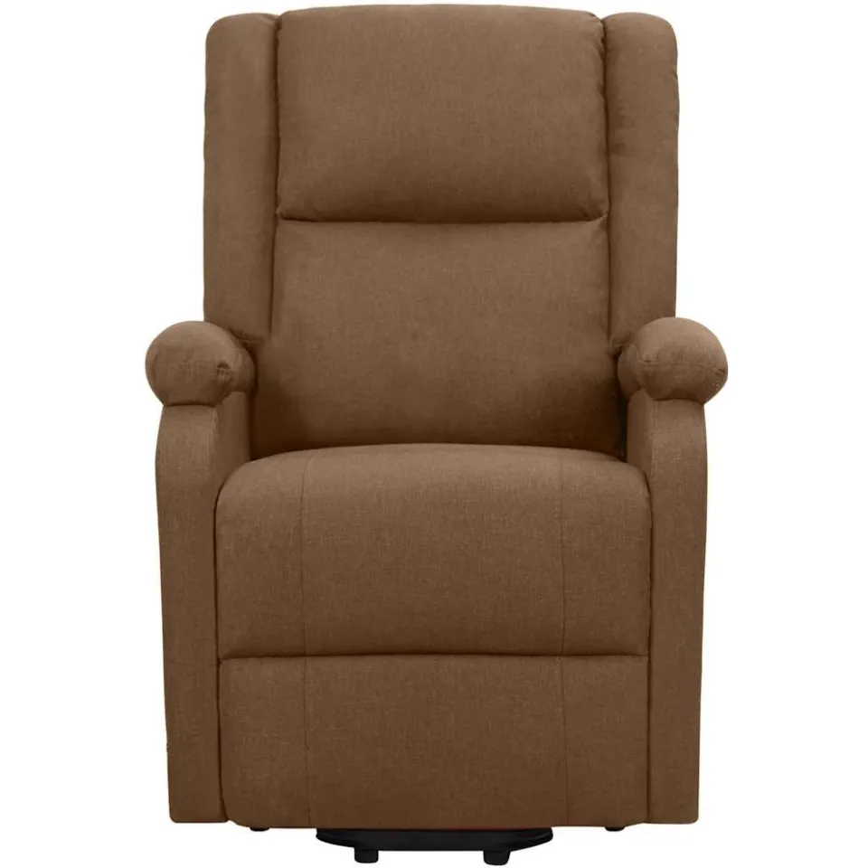 vidaXL Sta-op-massagestoel stof bruin, foto 3