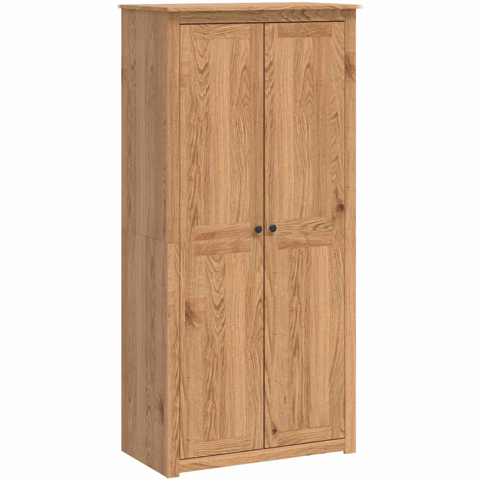 vidaXL Kledingkast PANAMA Honing 88,5 x 50 x 185 cm Massief grenenhout bruin, foto 3