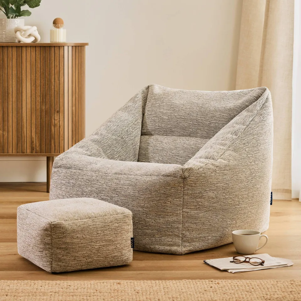 icon - Natalia XL Zitzak Fauteuil met Poef - Binnen - Beige, foto 3