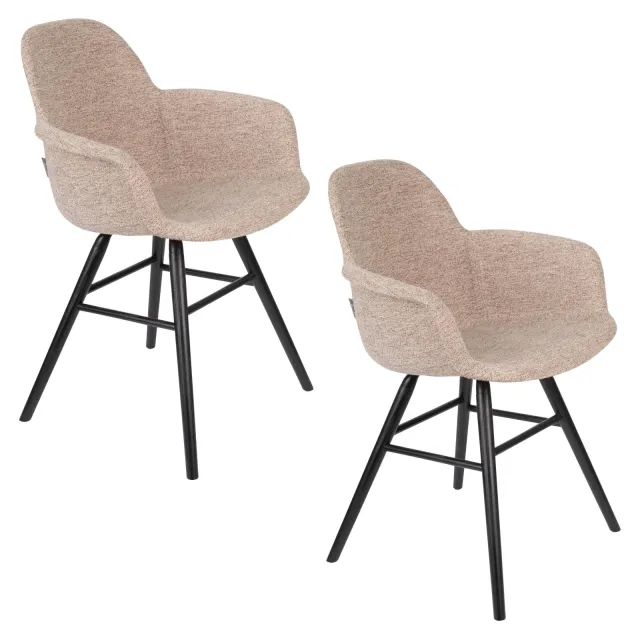 Zuiver Albert Kuip eetkamerstoel beige