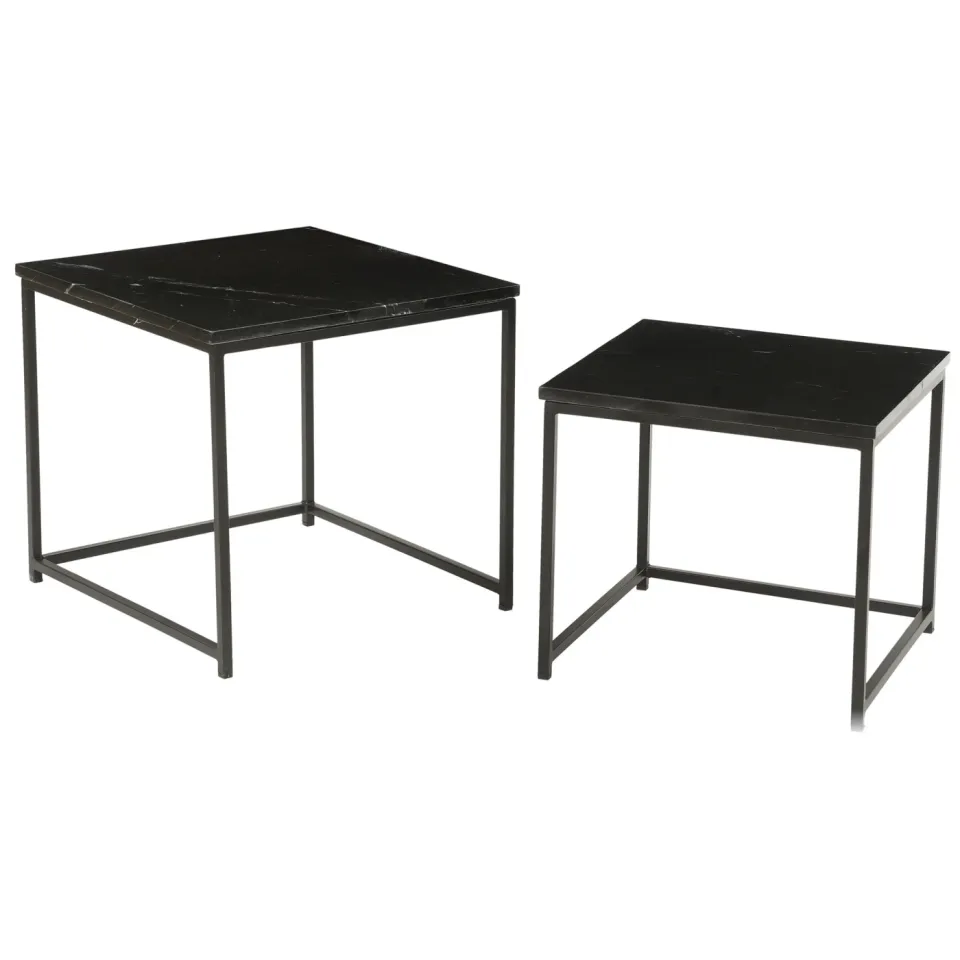salontafelset Jackie zwart, foto 2