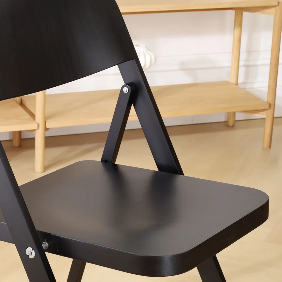 Fameg Flip houten klapstoel zwart, foto 6