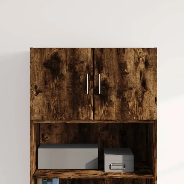 vidaXL Wandkast 70x42,5x40 cm bewerkt hout gerookt eikenkleurig