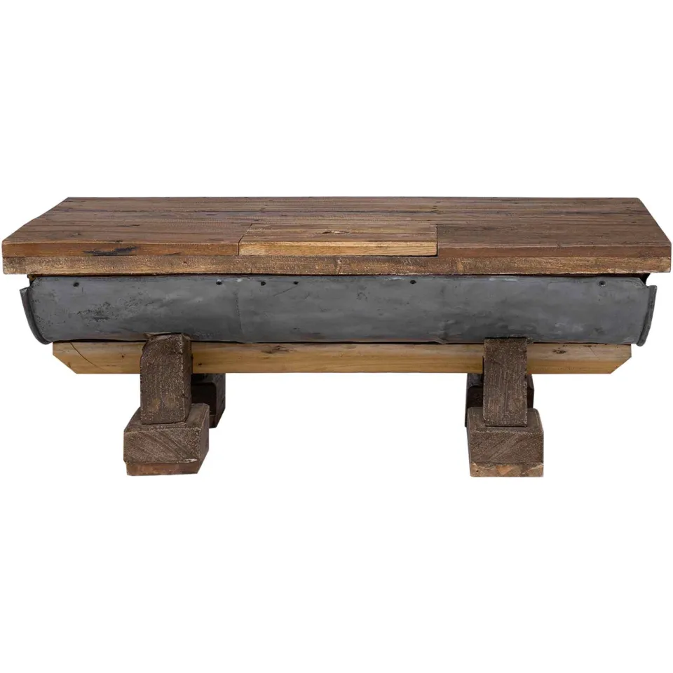 vidaXL Salontafel Naturel 90 x 50 x 35 cm Hout Bruin