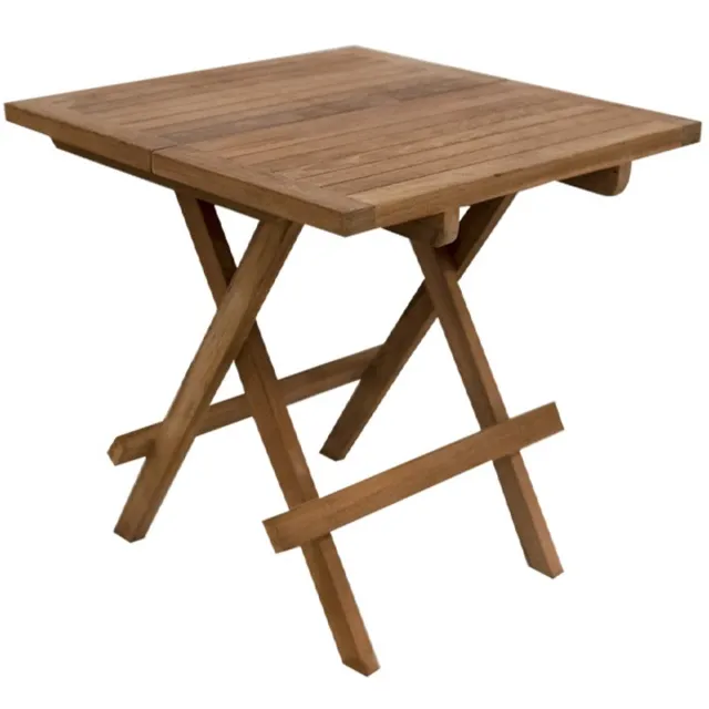 Damn Picknicktafel vierkant dicht bruin