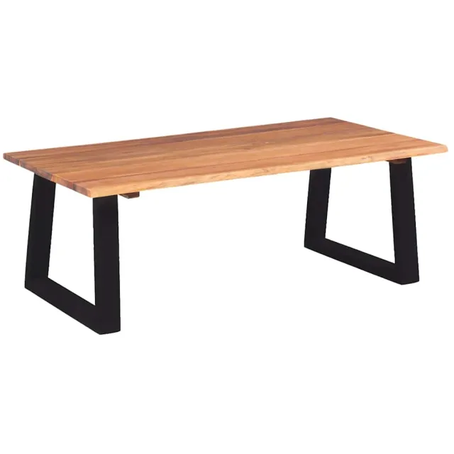 vidaXL Salontafel massief acaciahout 110x60x40 cm bruin, foto 2
