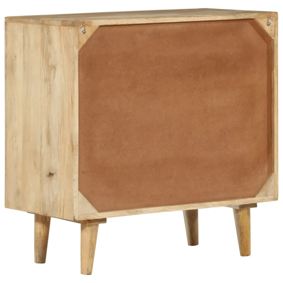 vidaXL Ladekast 70x35x70 cm massief mangohout bruin, foto 4