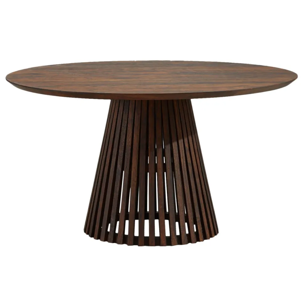 NOUS Living eetkamertafel Sansa (⌀140 cm) Walnoot