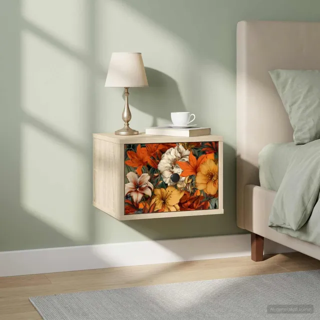 vidaXL Wandkastje GENNEP Sonoma Eiken 36 x 33 x 25 cm Bewerkt hout Bruin