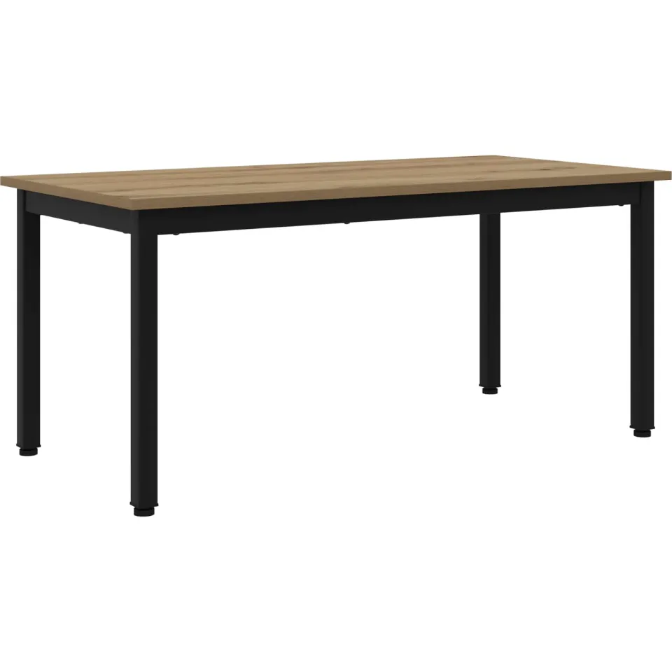 vidaXL Salontafel Ambachtelijk eiken 100 x 50 x 45 cm Bewerkt hout, foto 3