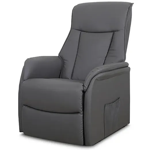 Relaxfauteuil Francine grijs