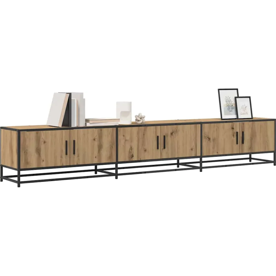 vidaXL TV Eenheden 240 x 35 x 41 cm Artisan Eiken Bruin