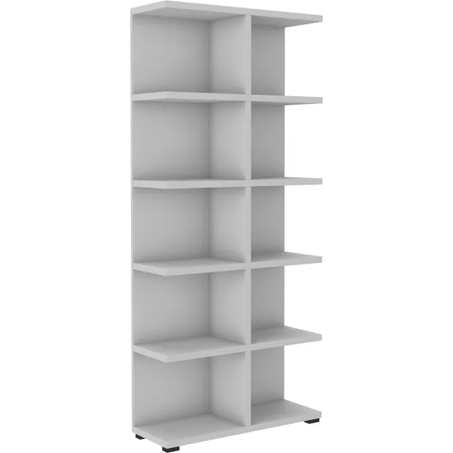 Margaret Hadas24 Boekenkast Morela 184x83 cm (lichtgrijs)