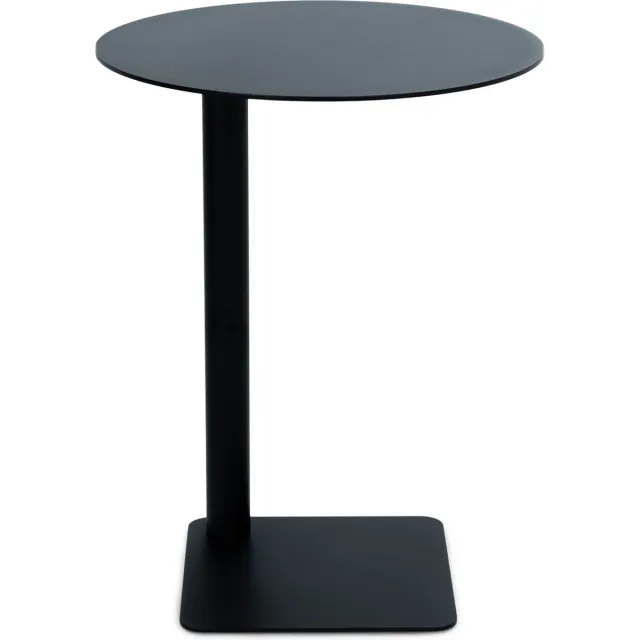 Spinder Design bijzettafel Sunny 50 - Zwart - Ø 40 - Staal