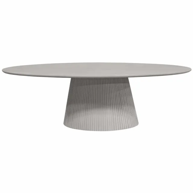 Starfurn Eettafel Solana - Ovaal Taupe Hout - 240x120x76cm