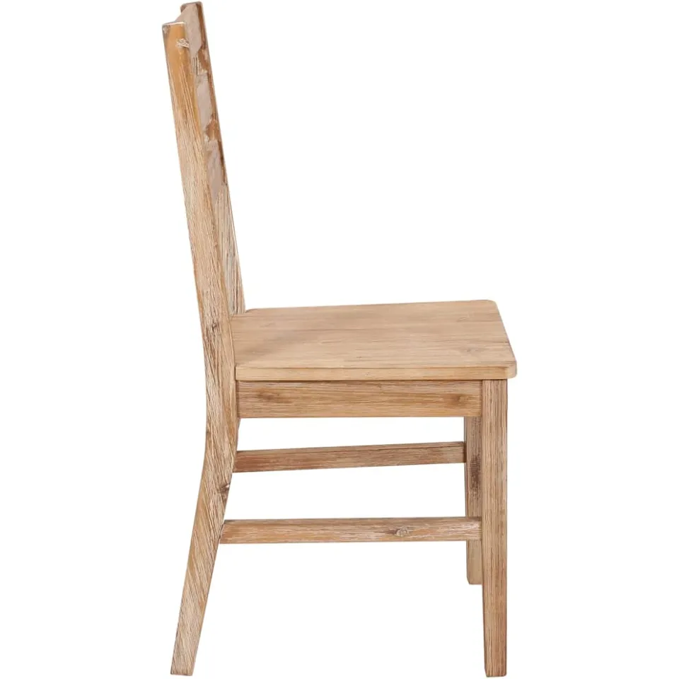 vidaXL Eetkamerstoelen 6 st massief acaciahout bruin, foto 4