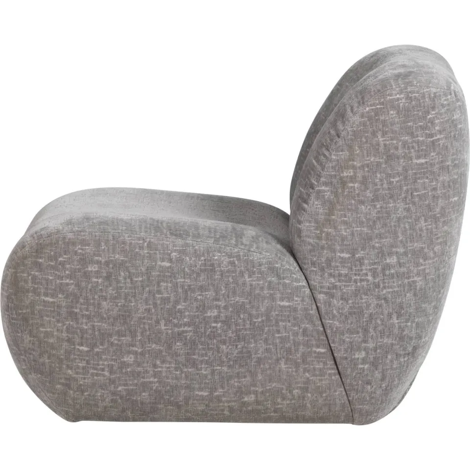 WOOOD Nomu Fauteuil Grove - Chenille - Lichtbruin - 74x76x92, foto 2
