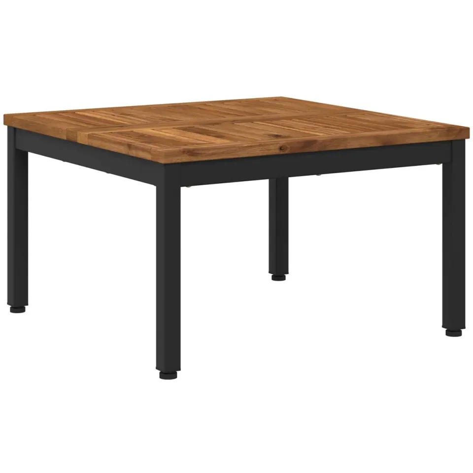 vidaXL Salontafel NAARDEN Naturel en Zwart 60 x 60,5 x 36 cm, foto 3