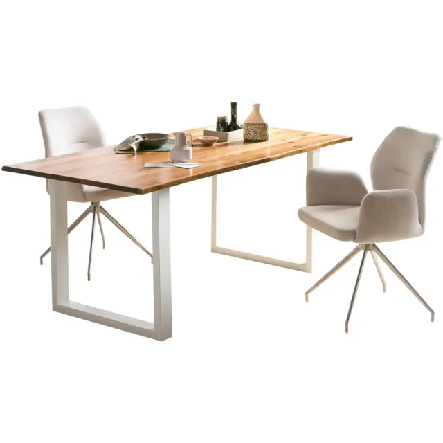 Eetkamertafel Lizzy Acacia bruin