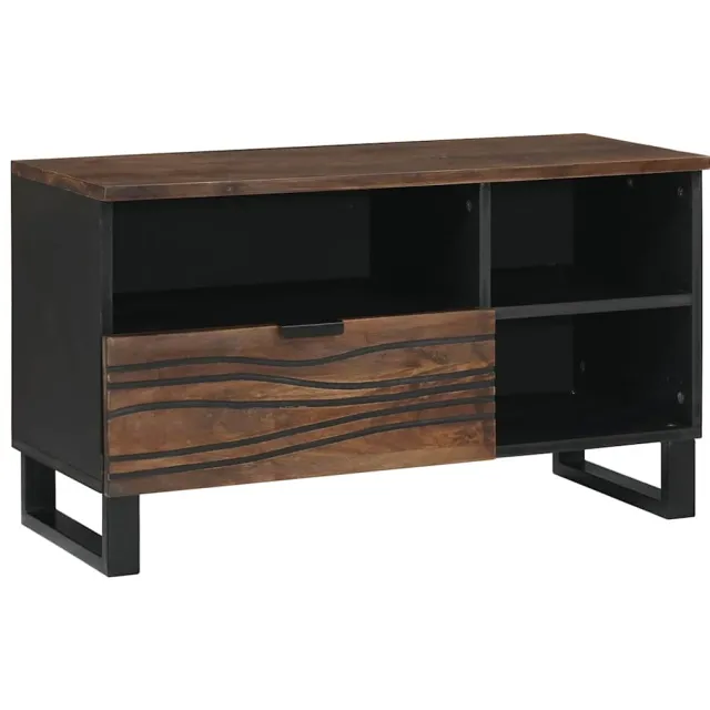 vidaXL TV Eenheden 80 x 33 x 46 cm Walnotenhout Bewerkt hout Bruin