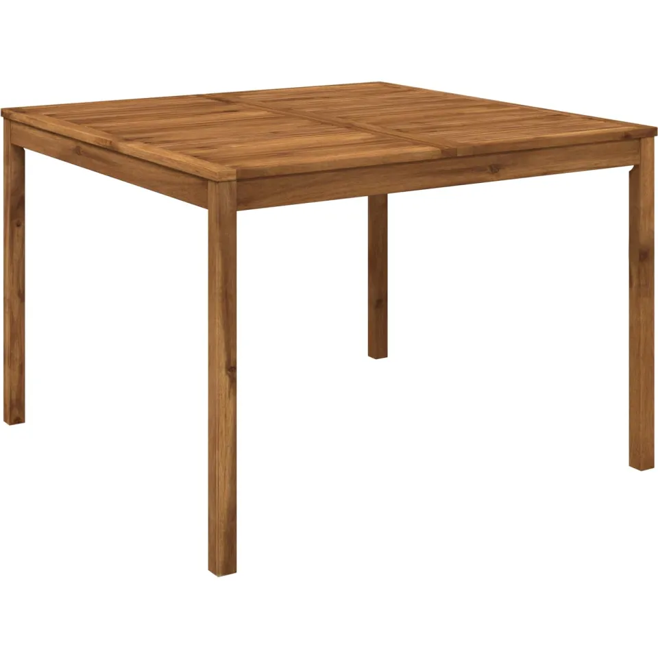 vidaXL Tuindiner tafel LAREN Naturel 110 x 108,5 x 75 cm, foto 3