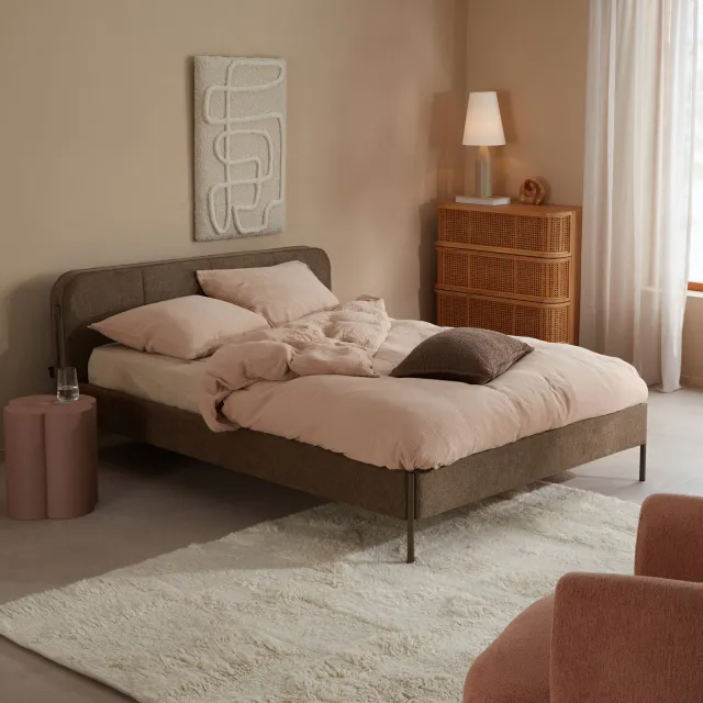 NOUS Living Isto bed bruin, foto 2