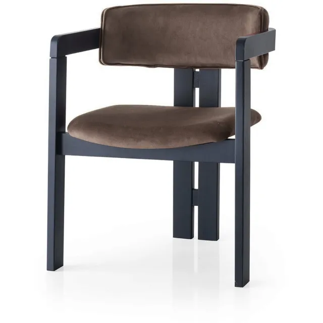 Skye Decor , Stoel, CO - 022, Hout, Zwart & Bruin, 58 x 49 x 76 cm