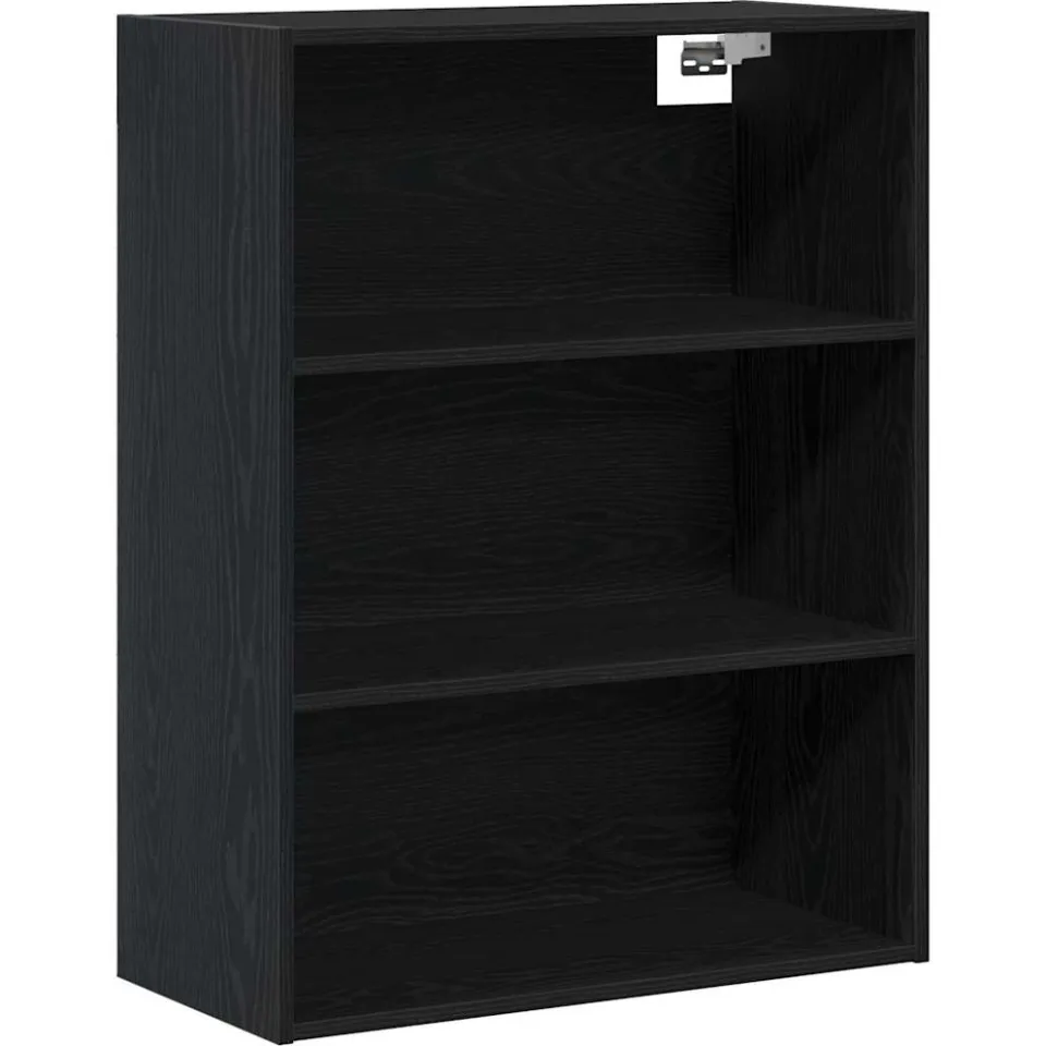 vidaXL Hoge kast 2 st Zwart Eiken 69,5 x 34 x 180 cm, foto 3