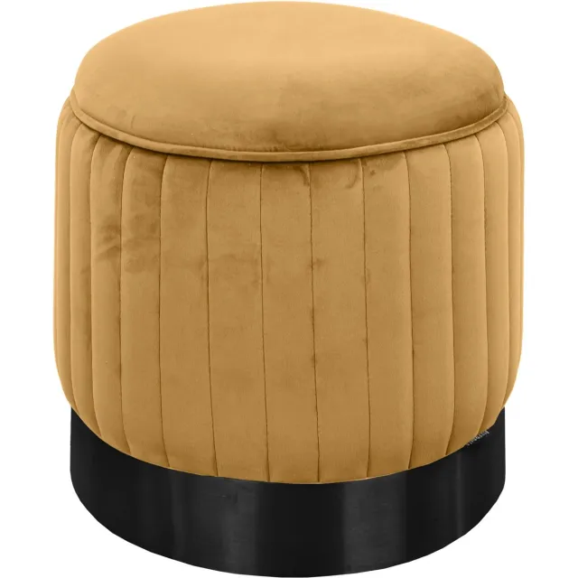 Riverdale Poef Bonnie caramel 43cm Bruin