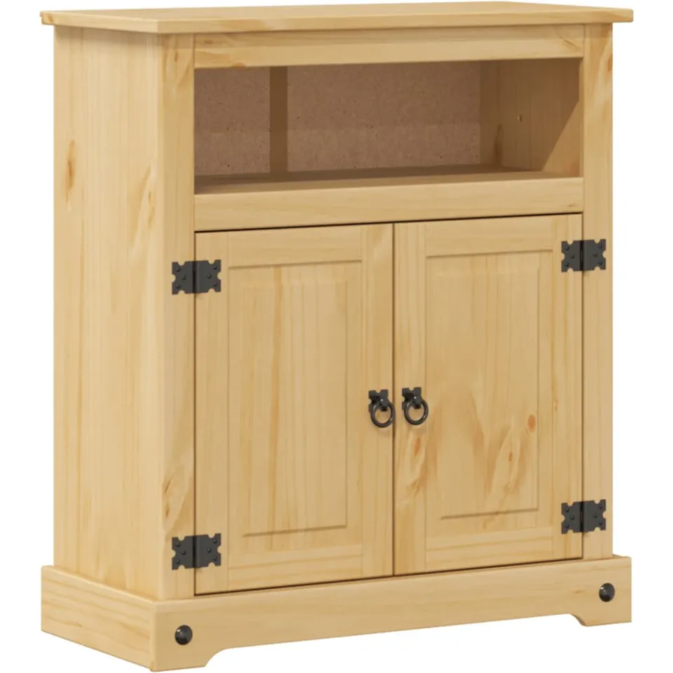 vidaXL Badkamerkast Corona 70x33x80 cm massief grenenhout bruin, foto 3