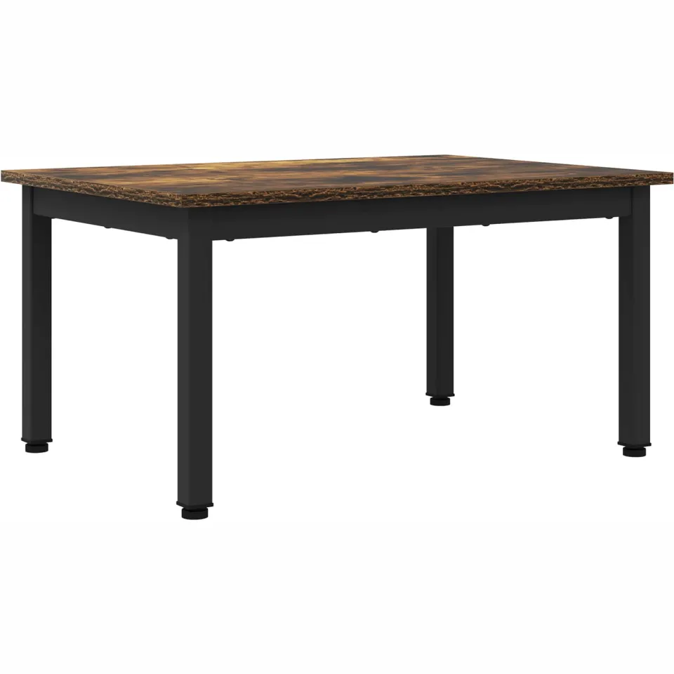 vidaXL Salontafel Gerookt eiken 70 x 50 x 36 cm Bewerkt hout, foto 3