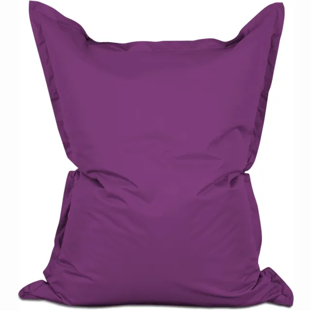 Lumaland Grote luxe XXL zitzak - 380 liter vulling - 140 x 180 cm - geschikt voor Indoor & Outdoor - verkrijgbaar in verschillende kleuren - Paars