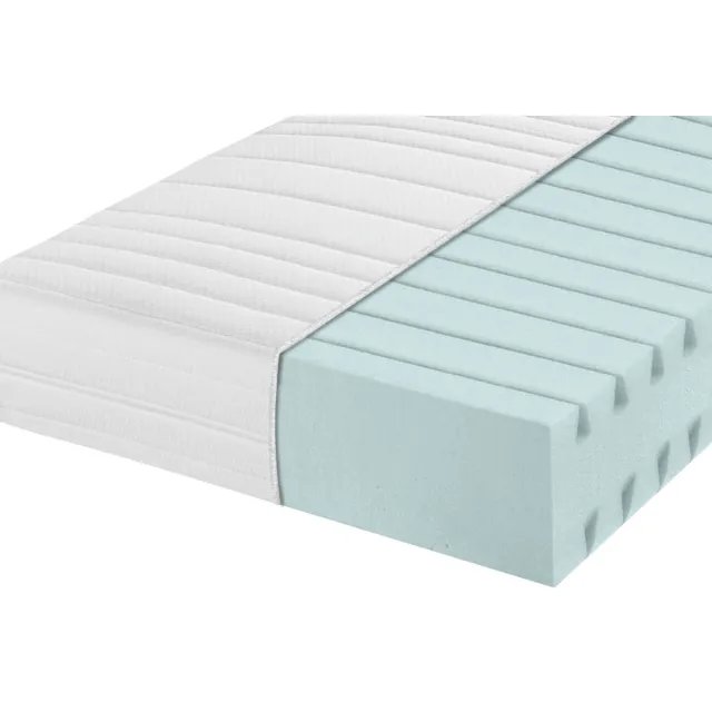 PULSIVA Comfortschuimmatras; 180x200x16 cm (BxLxH); wit; hard