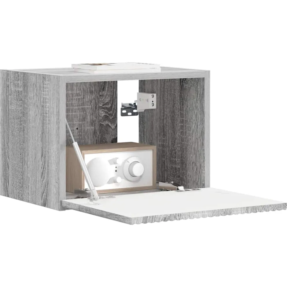 vidaXL TV Wandkast 39 x 31 x 29,5 cm Grijs Sonoma Bewerkt hout, foto 3