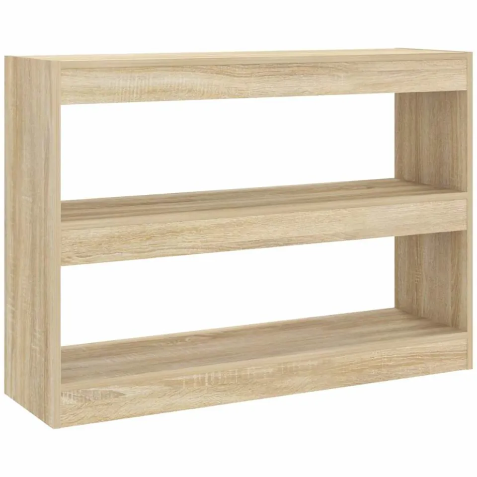 vidaXL Boekenkast / kamerscherm 100x30x72 cm sonoma eikenkleurig Bruin