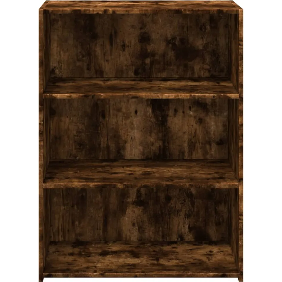 vidaXL Dressoir 70x41x93 cm bewerkt hout gerookt eikenkleurig Bruin