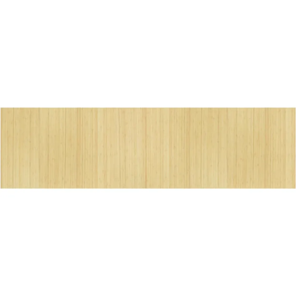 vidaXL Kamerscherm breedte 600 cm hoogte 165 cm bamboe lichtnaturel Beige