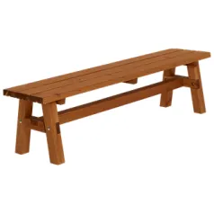 Trendyard Houten Tuinbank Zonder Leuning Country Teak