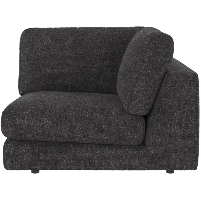 Rowico Home Duncan modulair hoekelement antraciet - 103 x 103 cm Donkergrijs