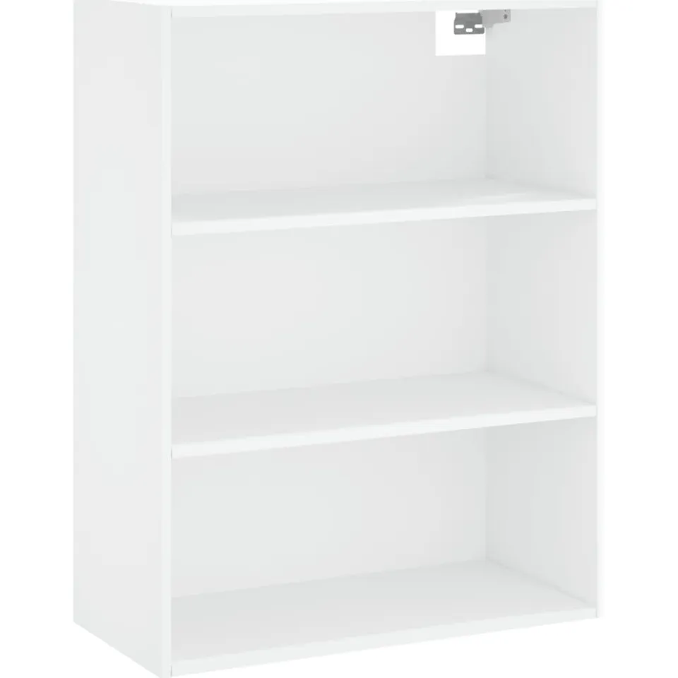 vidaXL Hoge kast 69,5x34x180 cm bewerkt hout wit, foto 3