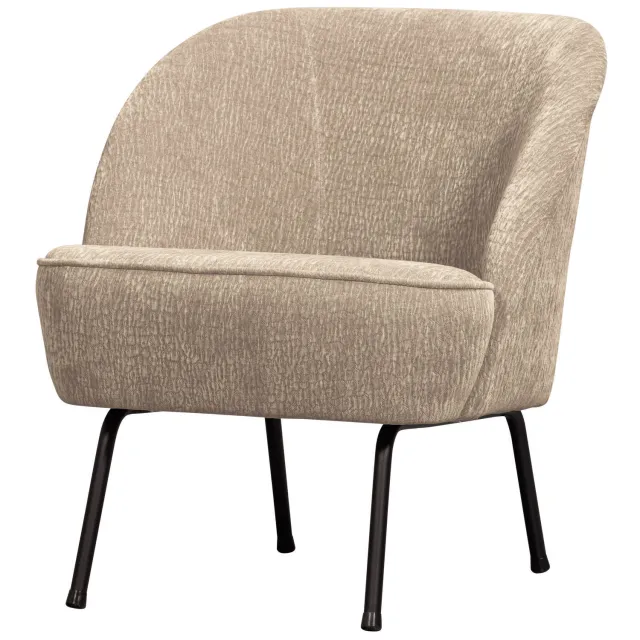 WOOOD fauteuil Vogue 3D - Chenille - Zand - 83x50x57 cm sand