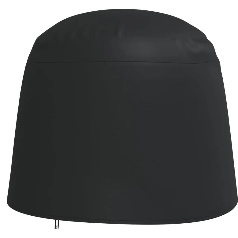 vidaXL Hoezen voor dubbele ei-stoel 2 Ø 230x200 cm 420D oxford zwart