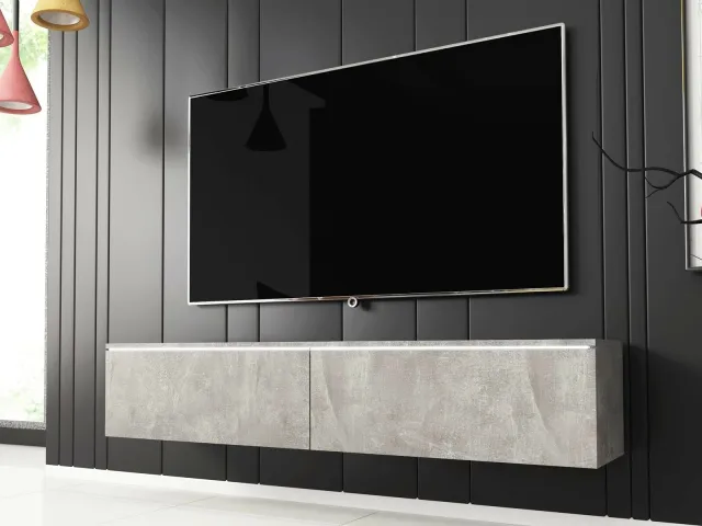 Mobistoxx TV-meubel DUBAI 2 klapdeuren 140 cm beton